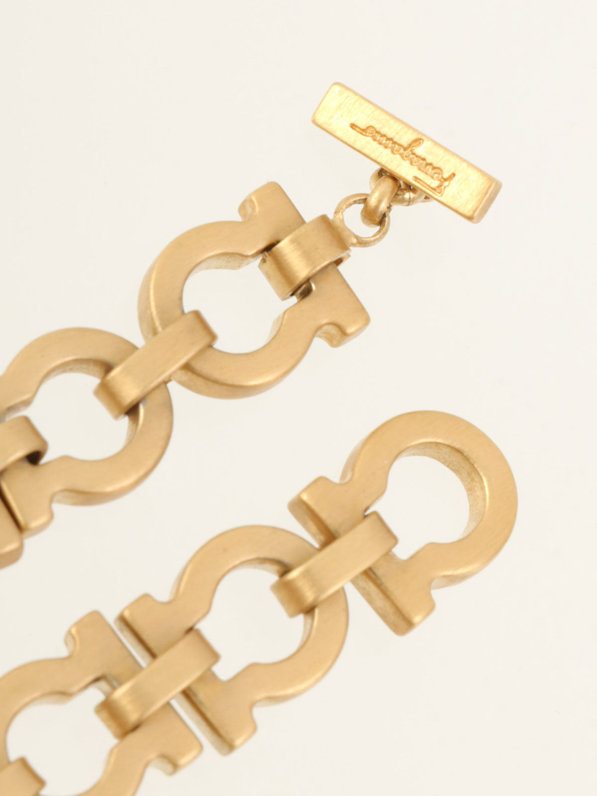 ガンチーニチェーンブレスレット アンティークゴールド