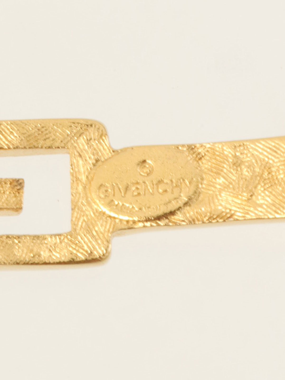 ロゴプレートチェーンブレスレット ゴールド