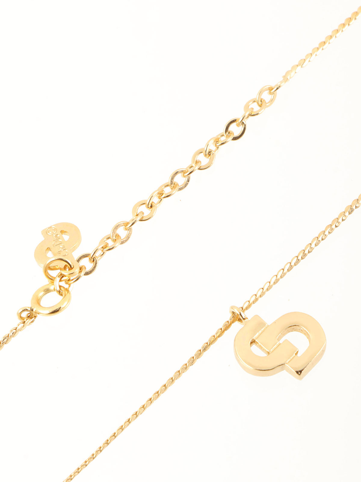 ロゴネックレス ゴールド