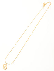 ロゴネックレス ゴールド