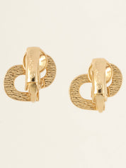 ロゴイヤリング ゴールド