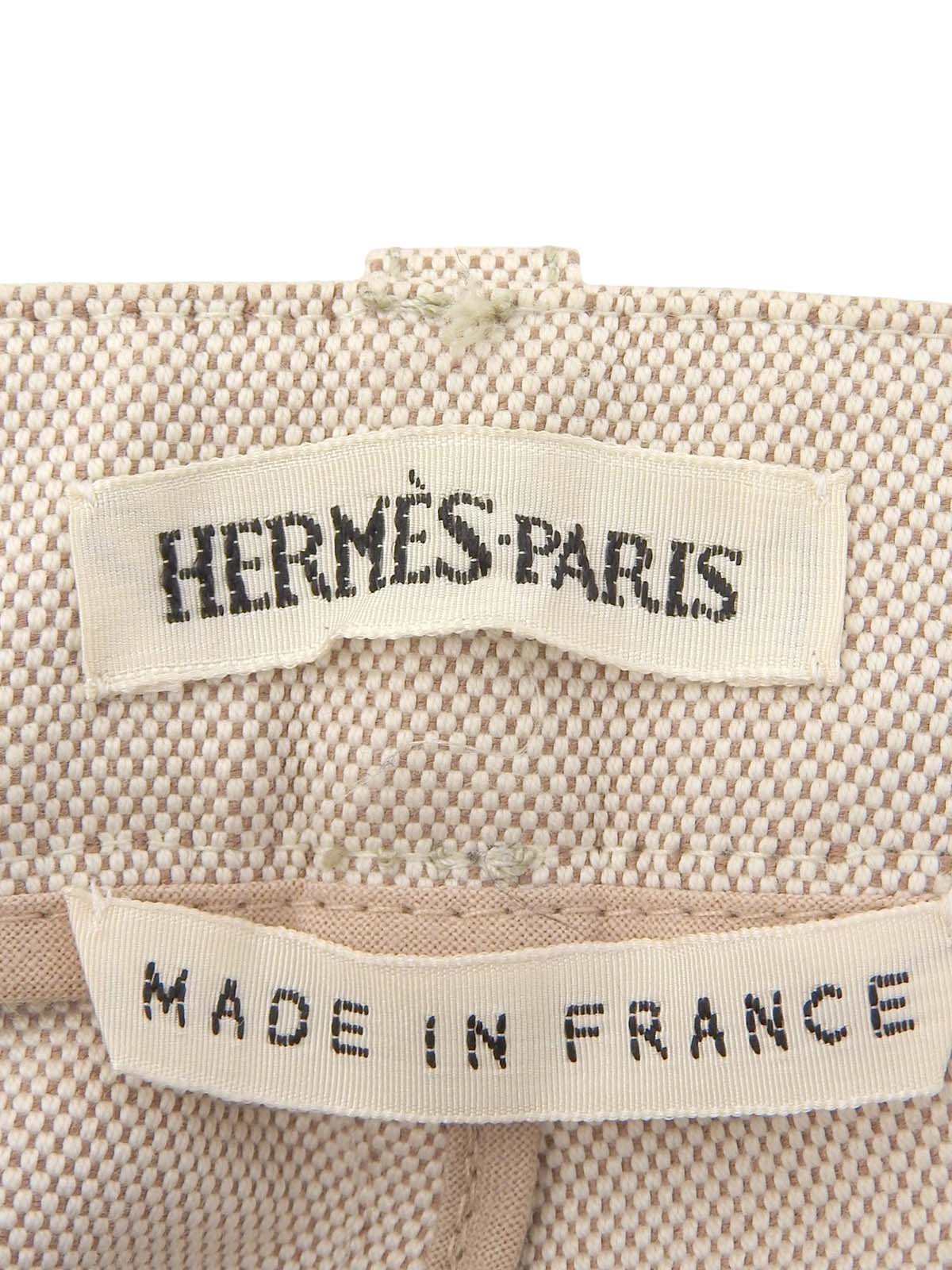 系列纽扣裤 米色