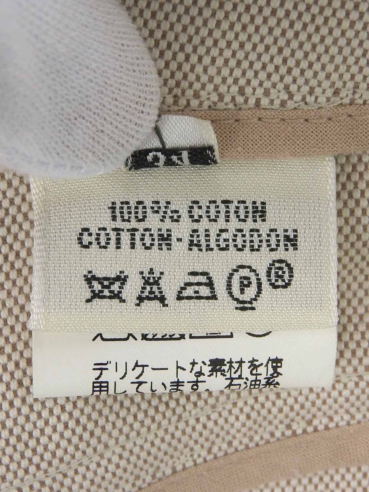 系列纽扣裤 米色