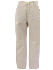 系列纽扣裤 米色