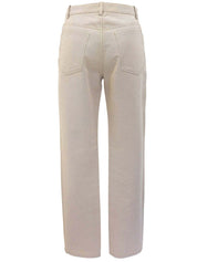 系列纽扣裤 米色