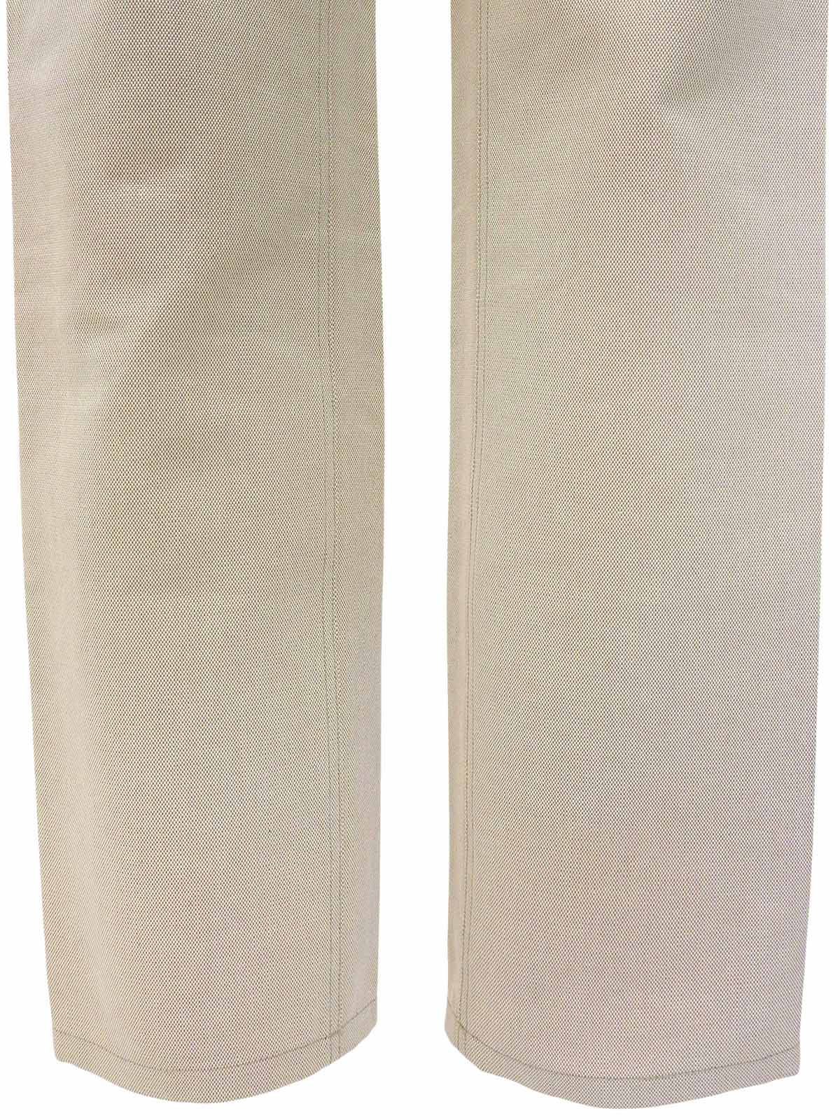 系列纽扣裤 米色