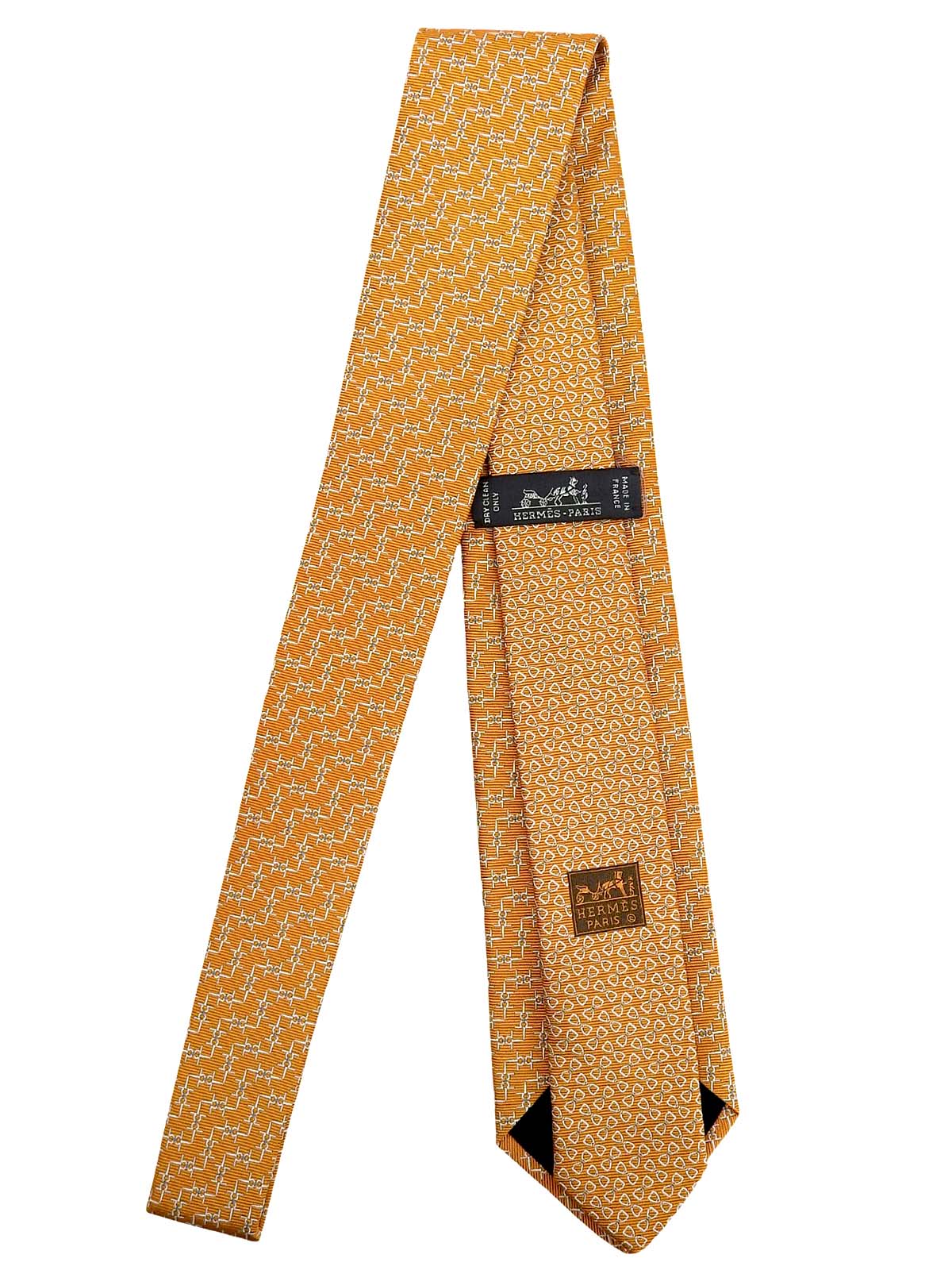 Design Pattern Tie Orange