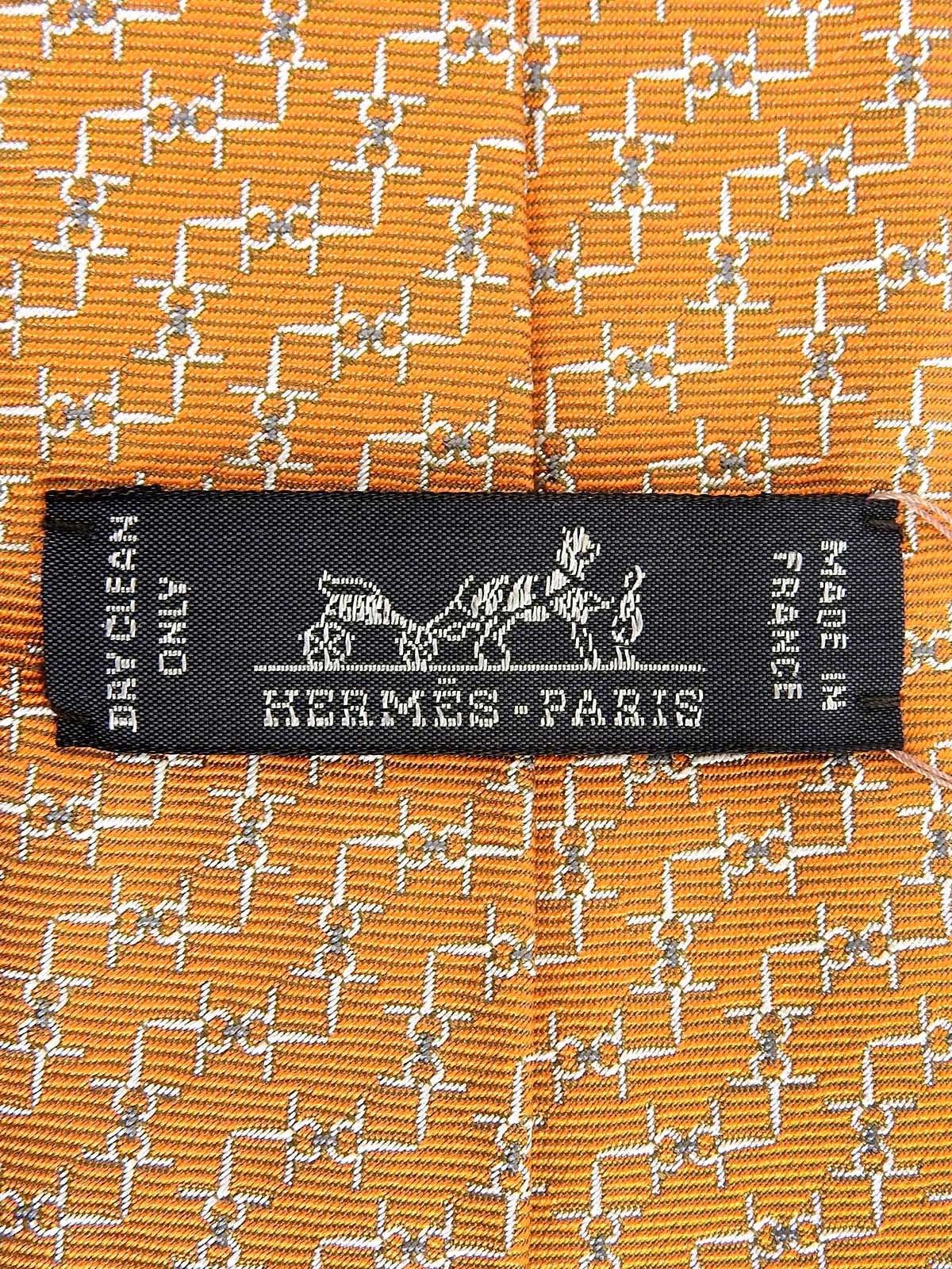 Design Pattern Tie Orange