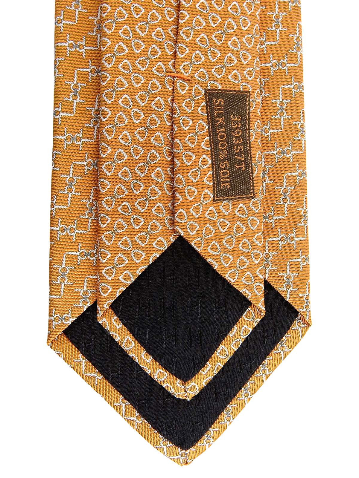 Design Pattern Tie Orange