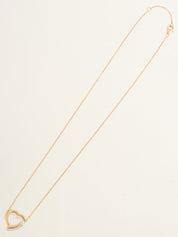 18Kダイヤモンドトリニティハートネックレス イエローゴールド/ピンクゴールド/ホワイトゴールド