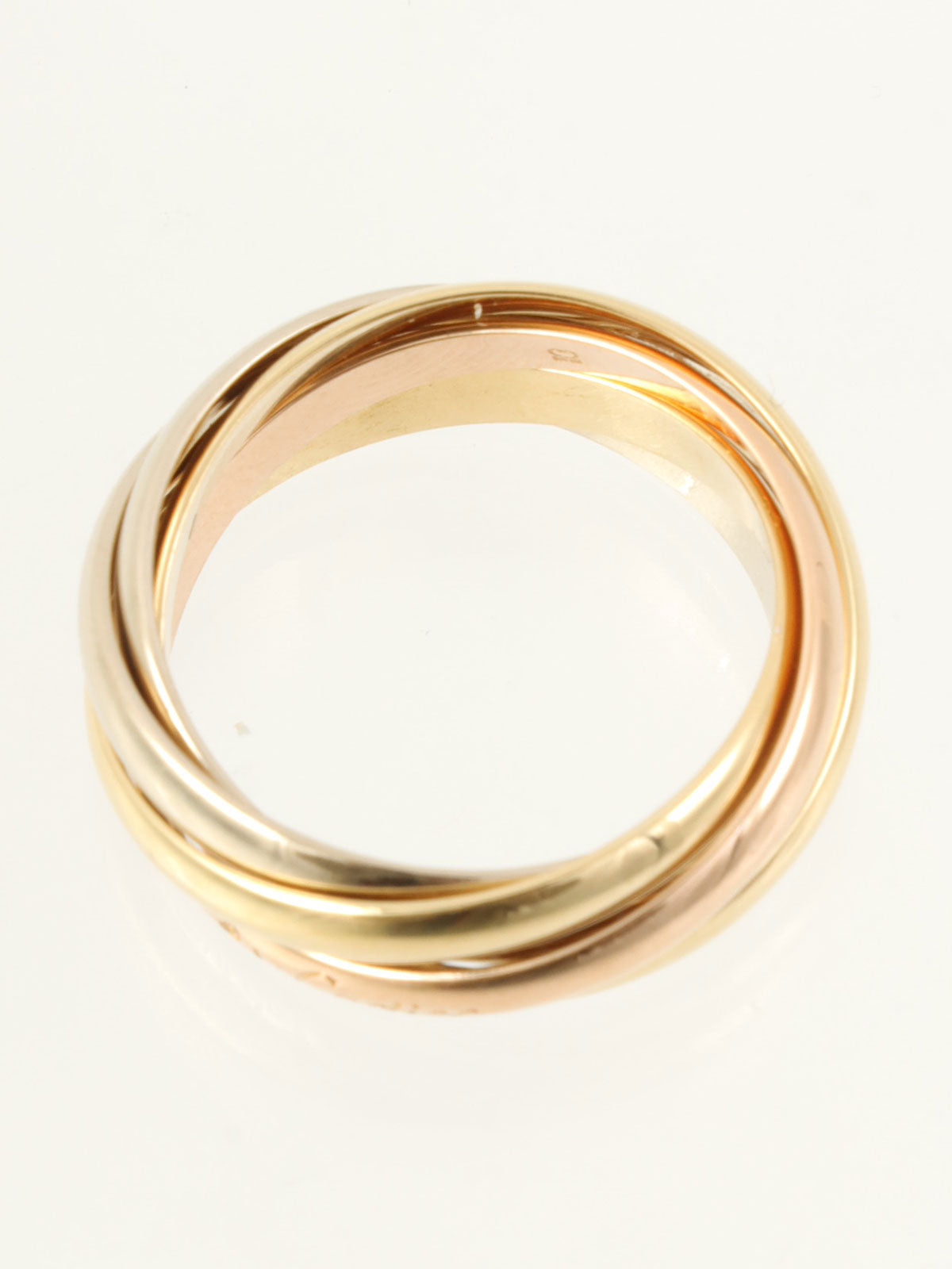 18K5連トリニティリング ホワイトゴールド/イエローゴールド/ピンクゴールド