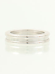 18Kビーゼロワンリング シルバー