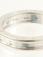 18K B.zero1 Ring #61 White Gold