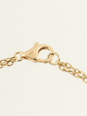 18Kダイヤモンドラブサークルブレスレット ゴールド