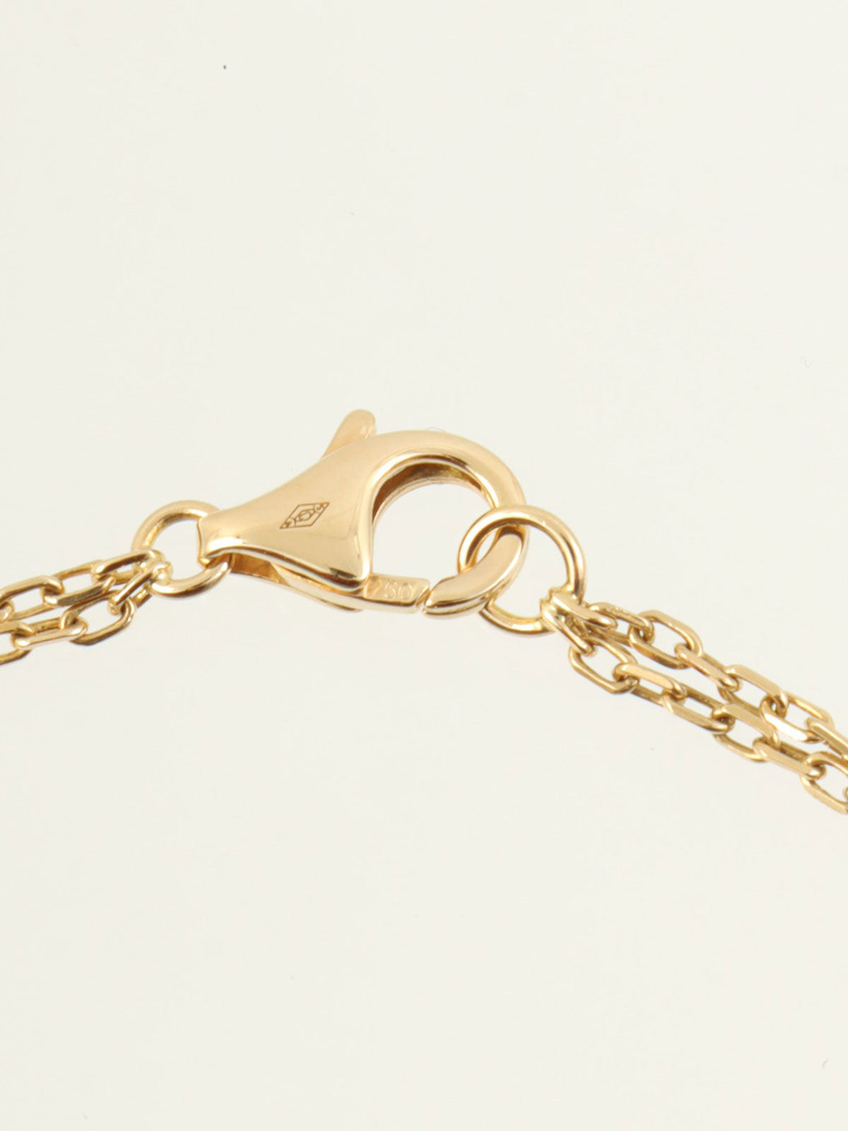 18K金钻石爱心圆手链