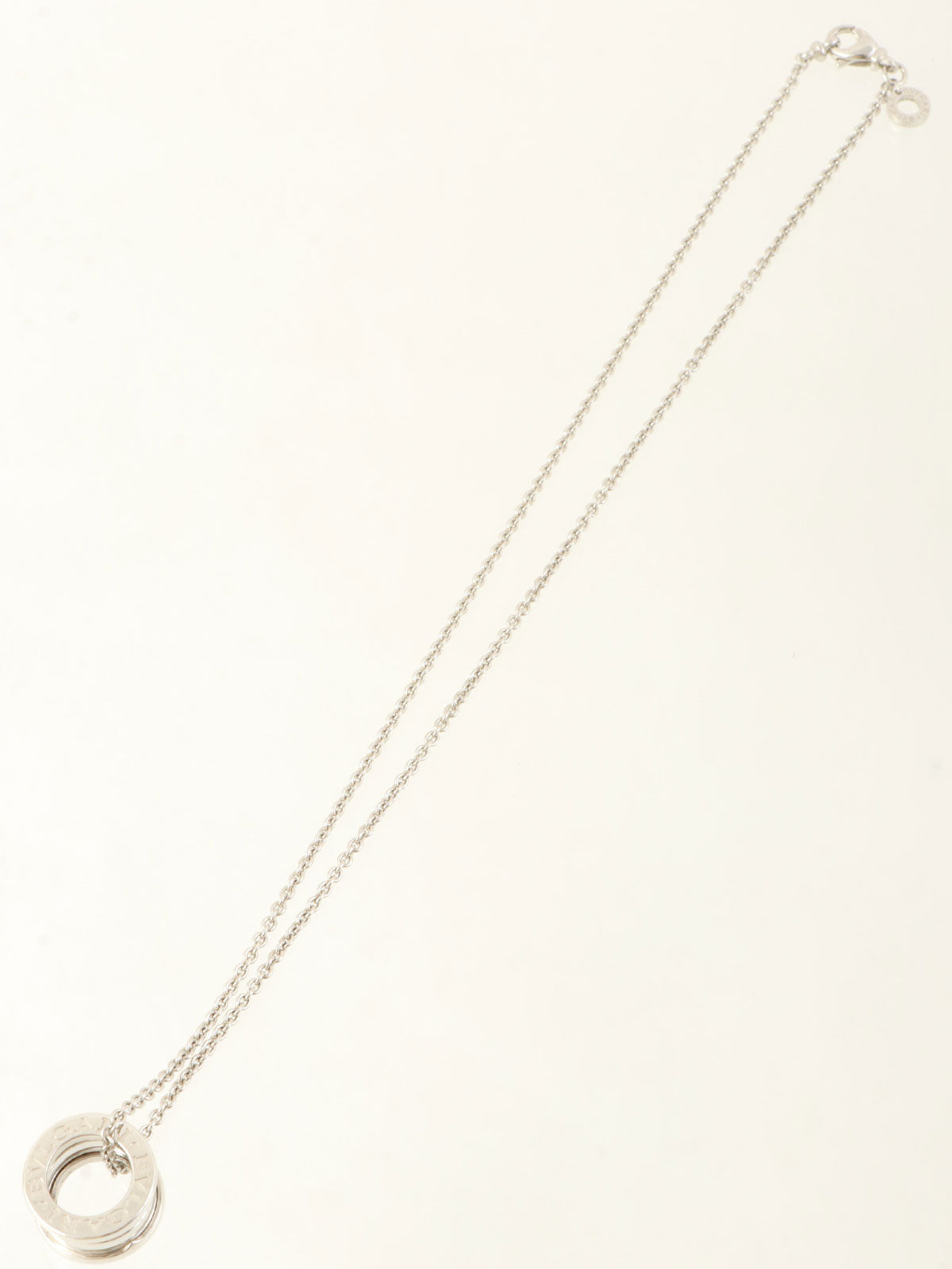 18Kビーゼロワンネックレス シルバー