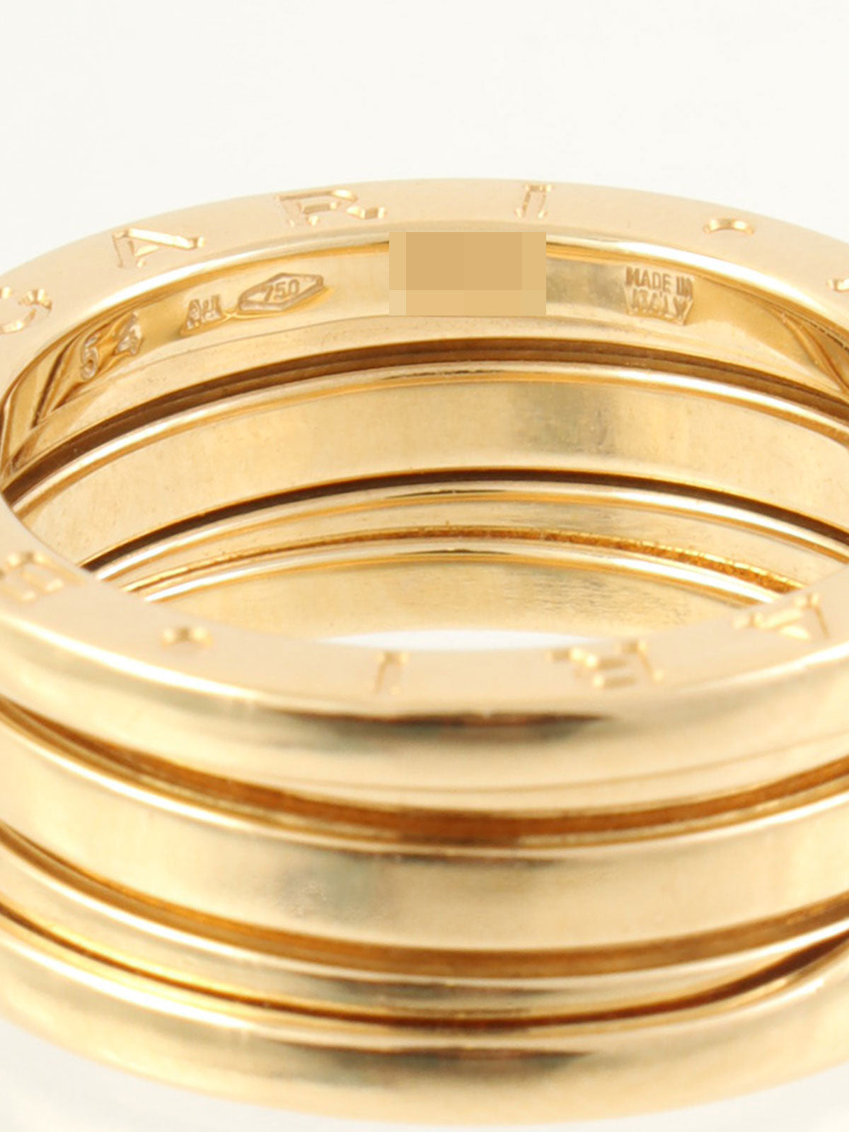 18Kビーゼロワンリング イエローゴールド