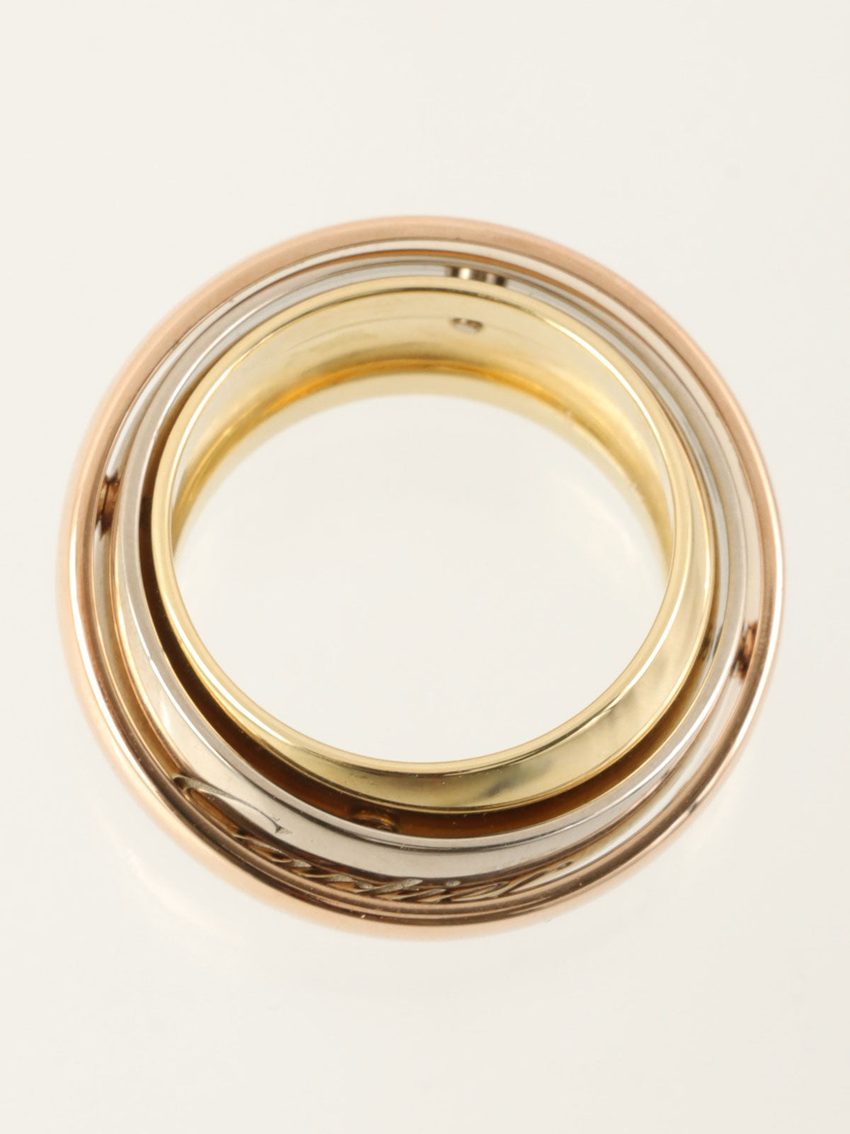 18Kトリニティマストエッセンスリング ホワイトゴールド/イエローゴールド/ピンクゴールド