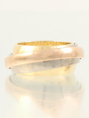 18Kトリニティマストエッセンスリング ホワイトゴールド/イエローゴールド/ピンクゴールド