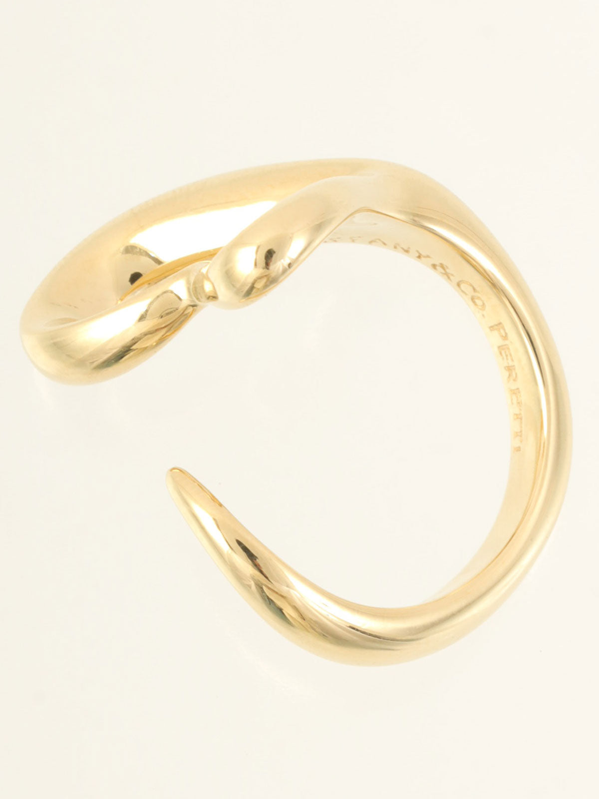 18Kオープンハートリング ゴールド