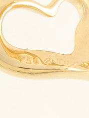 18Kオープンハートリング ゴールド