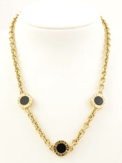 18K Bvlgari Bvlgari Necklace Gold/Black