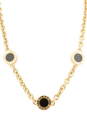 18K Bvlgari Bvlgari Necklace Gold/Black