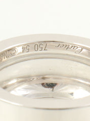 18Kダイヤモンドハイラブリング シルバー