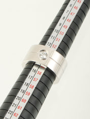 18Kダイヤモンドハイラブリング シルバー