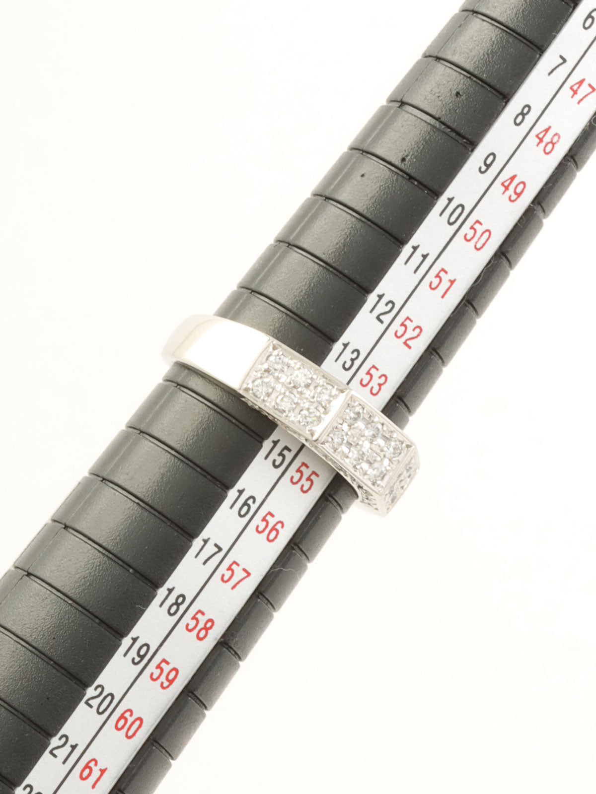 プラチナダイヤモンドルビーリング シルバー