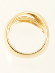 18K Gold Logo Design Ring