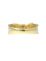 18K Ruby Diamond Ring #51.5 Gold