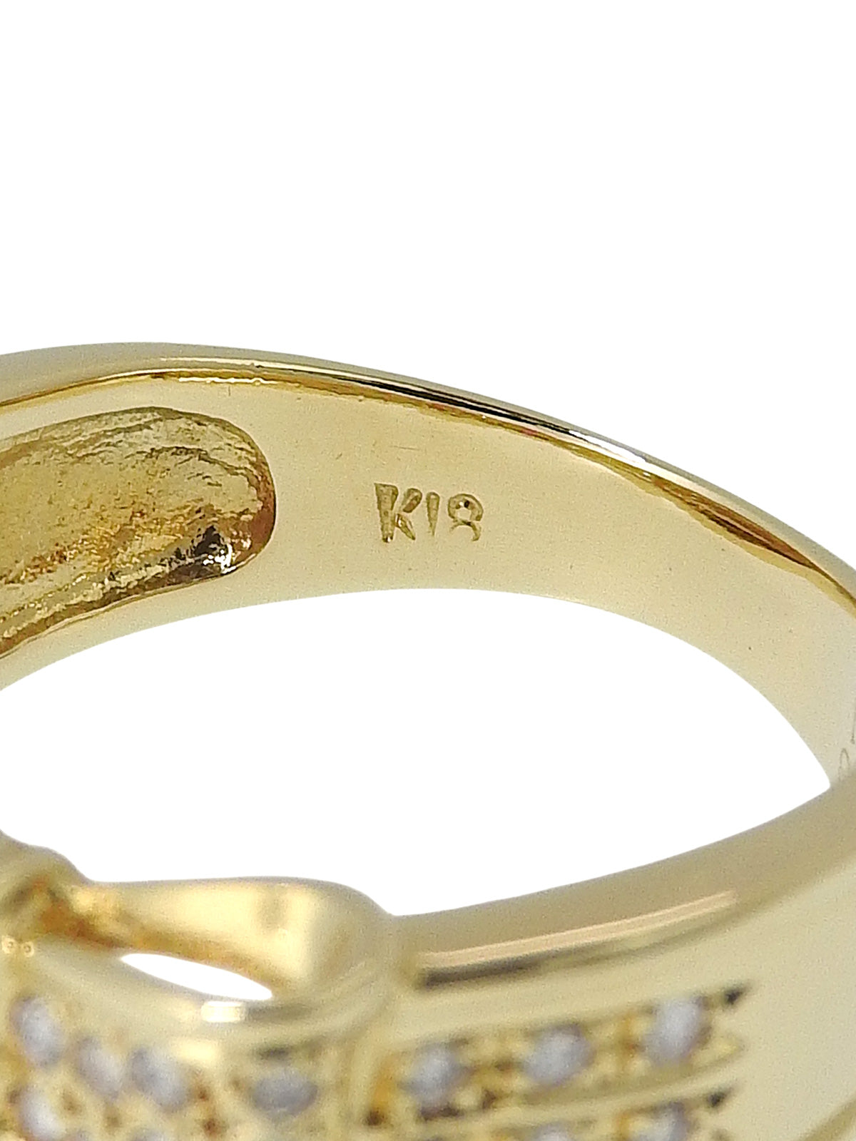 18K 红宝石钻戒 #51.5 黄金