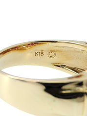 18K金/粉红红宝石和钻石设计戒指