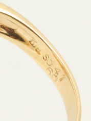 18K金/蓝钻花朵造型耳环