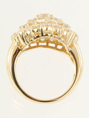 18K Gold Diamond Design Ring