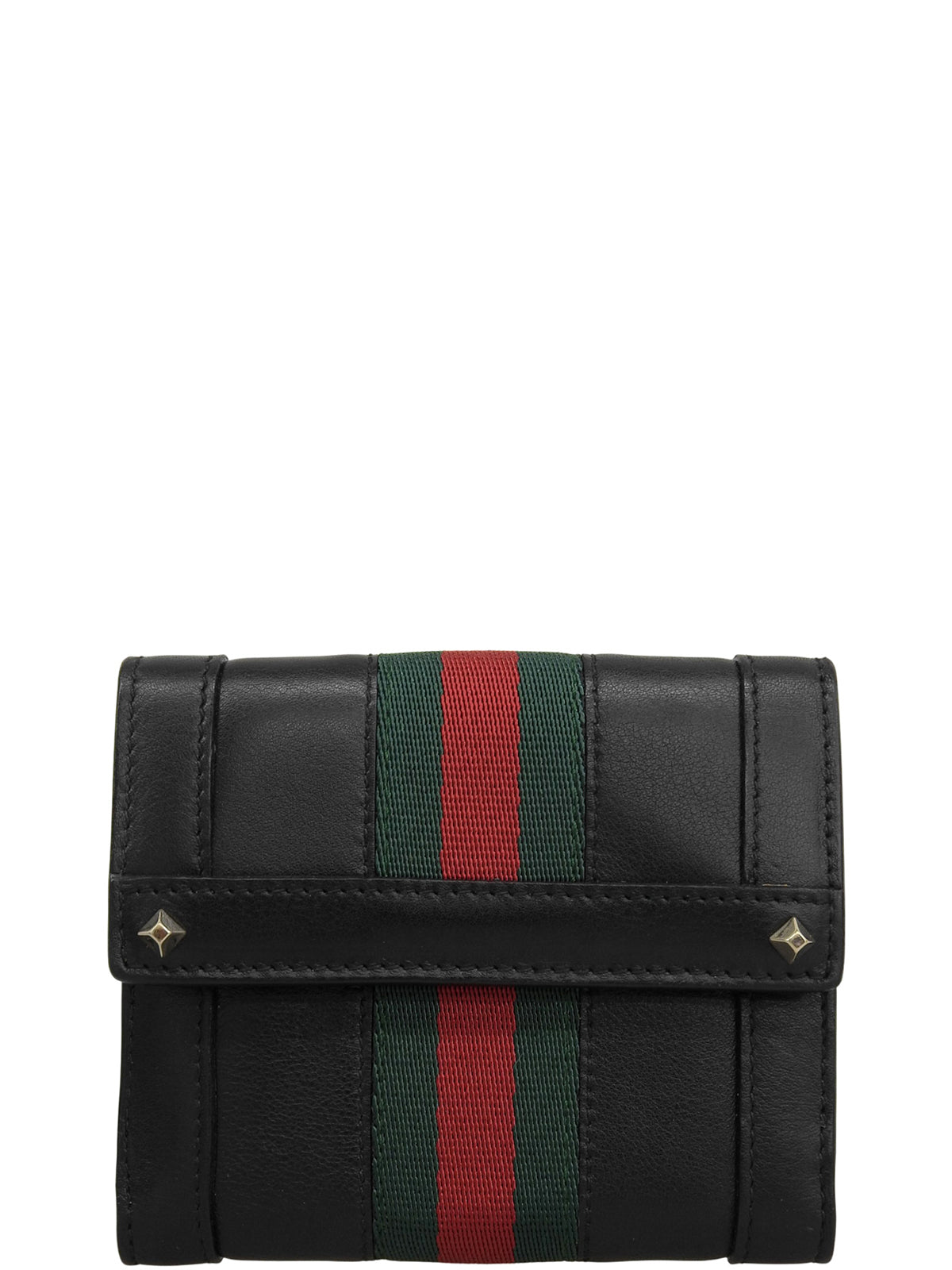 シェリーラインスタッズウォレット ブラック