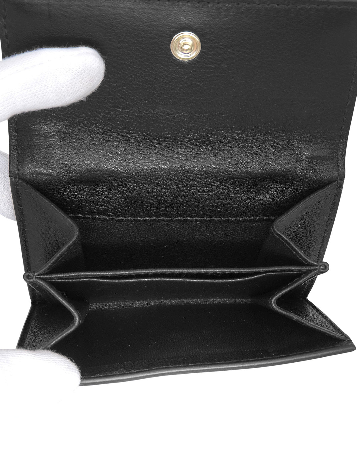 シェリーラインスタッズウォレット ブラック