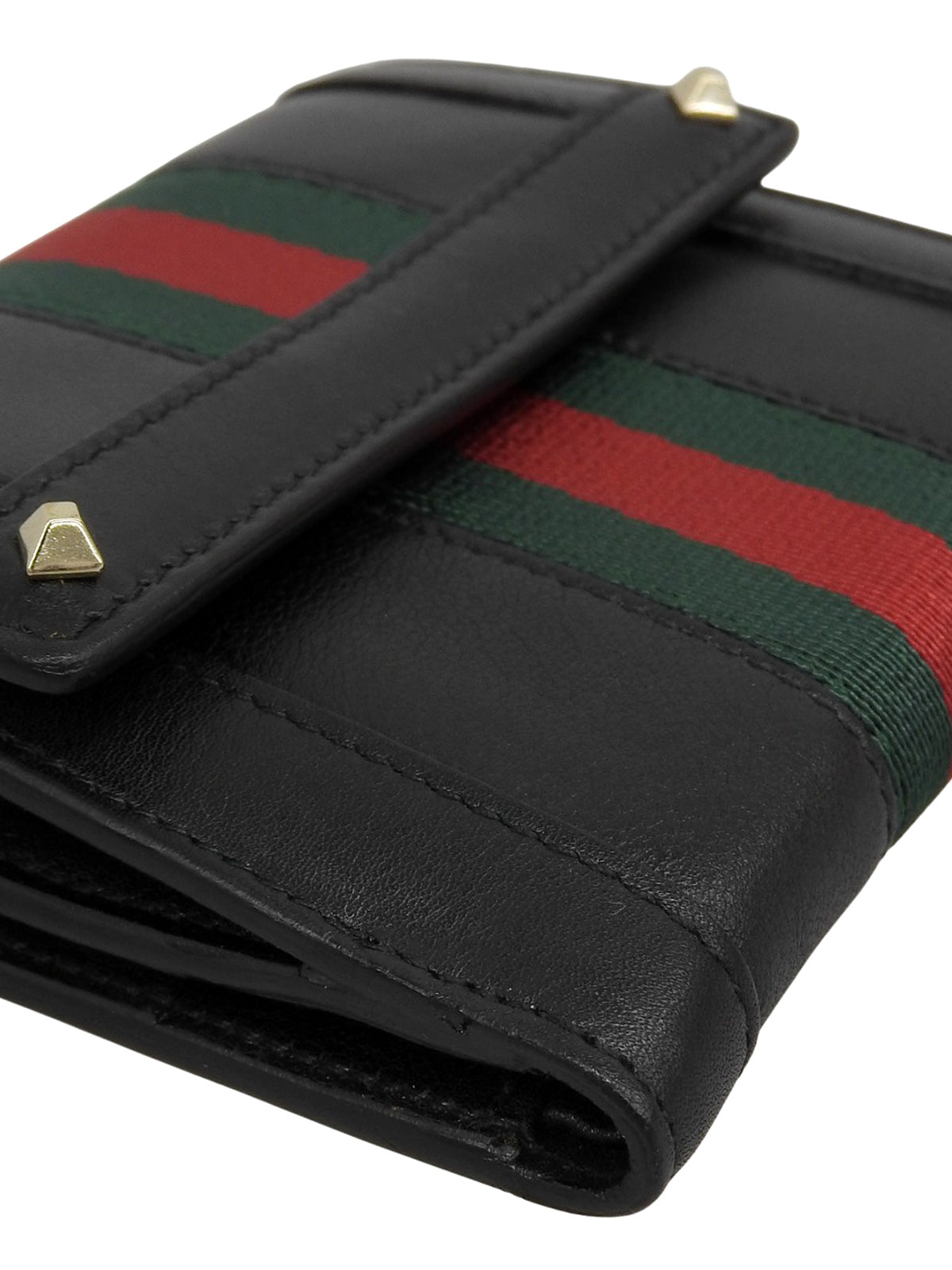 シェリーラインスタッズウォレット ブラック