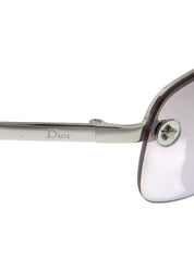 サイドロゴプレートサングラス　パープル/シルバー