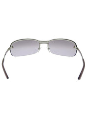 サイドロゴプレートサングラス　パープル/シルバー