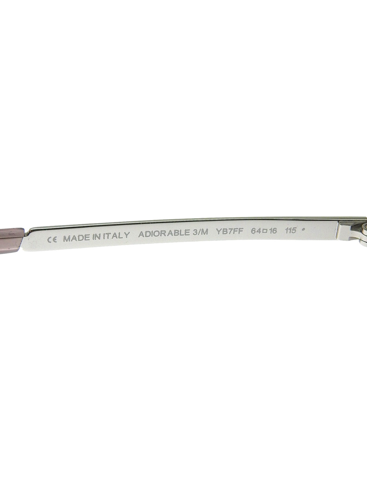 サイドロゴプレートサングラス　パープル/シルバー