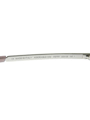 サイドロゴプレートサングラス　パープル/シルバー