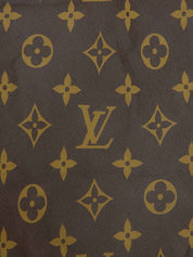 モノグラムレオパードパターンスカーフ　ブラウン