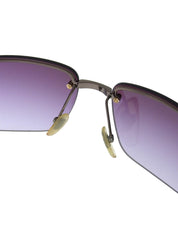 紫色马衔扣图案太阳镜