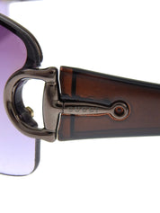 ホースビットプレートサングラス　パープル