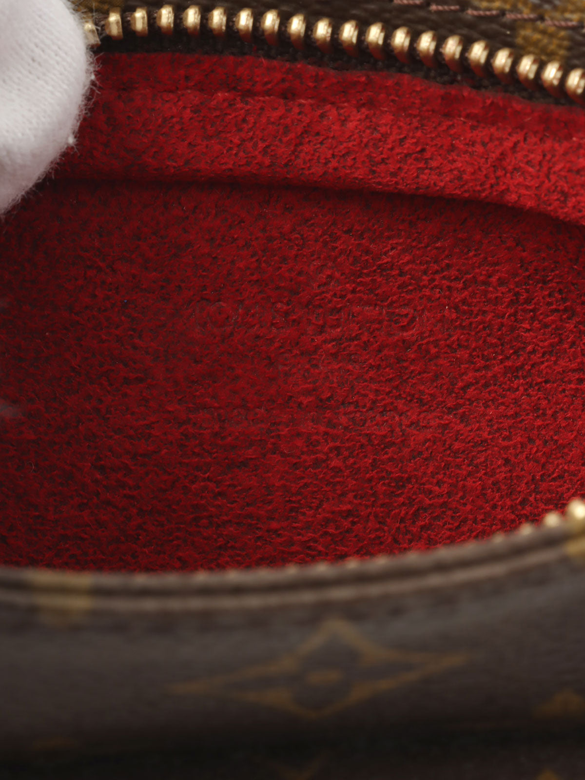 2004年製 キャンバスモノグラムパルティシオン ブラウン