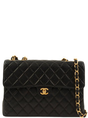 1998 Classic Flap Chain Bag Jumbo Black