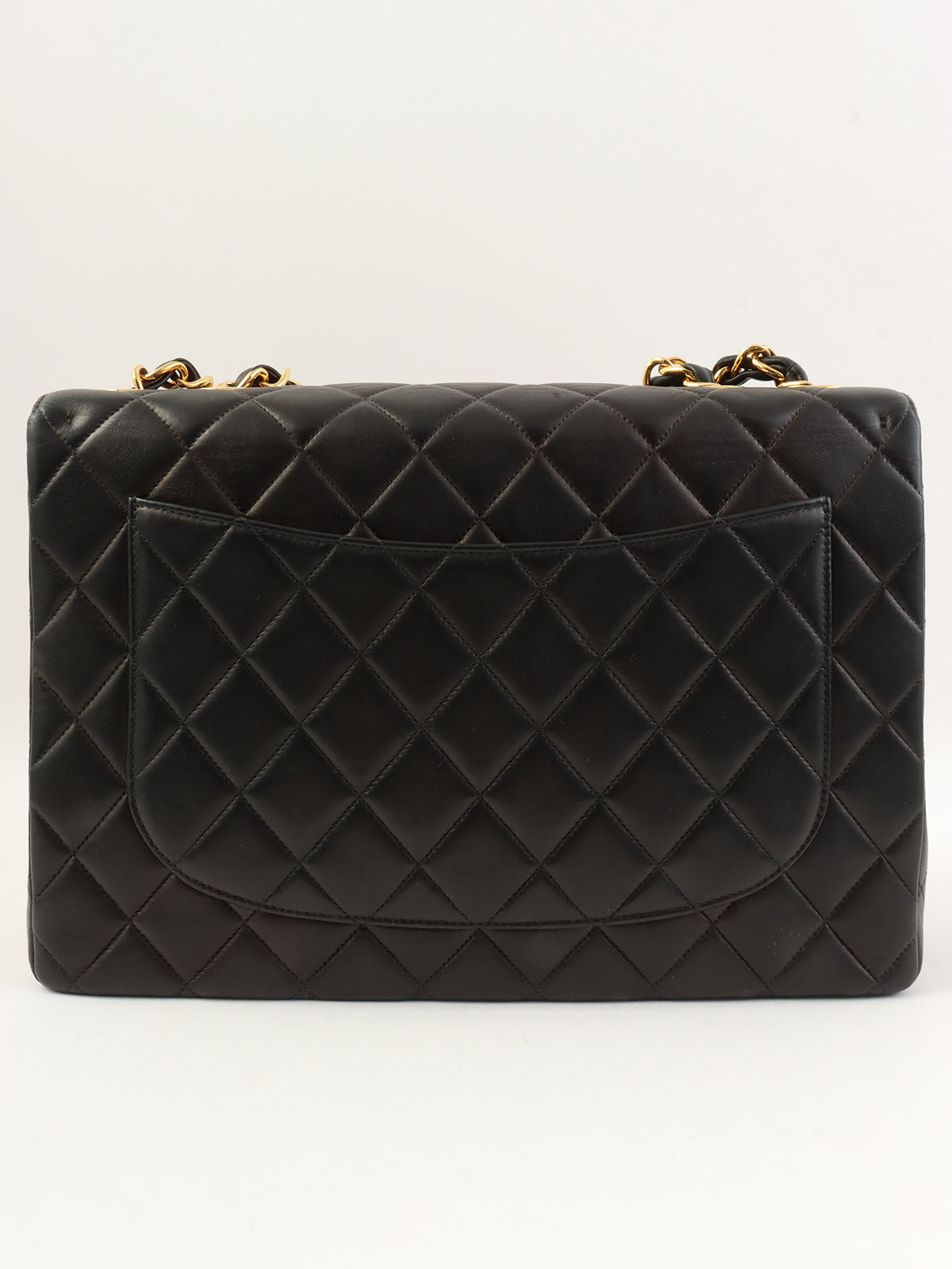 1998 经典翻盖链条包 超大号 黑色