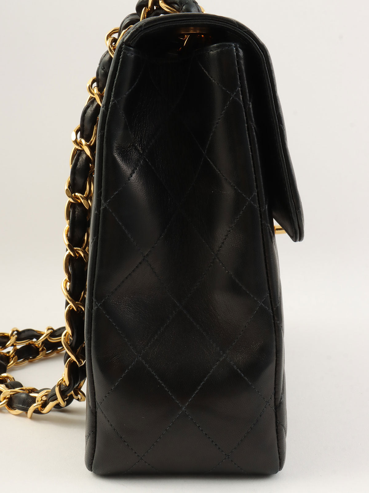 1998 Classic Flap Chain Bag Jumbo Black